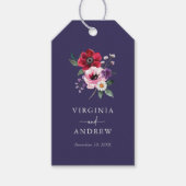 Étiquettes-cadeau Fleur de marine (Devant)