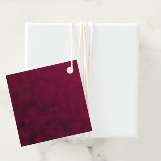 Étiquettes Cadeau Fleur Écrasée (En situation)