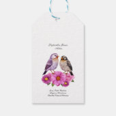 Étiquettes-cadeau Fleur glorieuse de septembre - Aster (Dos)