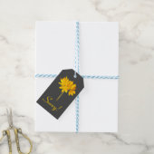 Étiquettes-cadeau Fleur jaune Désolé (Avec de laficelle)