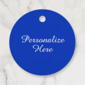 Étiquettes Cadeau Fleur rose bleue (Dos)