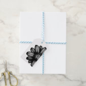 Étiquettes-cadeau fleur rouge (Avec de laficelle)