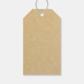 Étiquettes-cadeau Fleur Rustique Joyeuses Pâques (Dos)