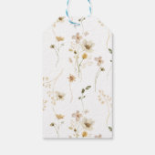 Étiquettes-cadeau Fleur sauvage Boho jardin fleuri (Dos)