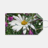 Étiquettes-cadeau Fleur sauvage Daisy et Fireweed (Devant (Horizontal))