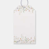 Étiquettes-cadeau Fleur sauvage de livre Un nouveau chapitre commenc (Dos)