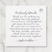 Étiquettes Cadeau Fleur sauvage d'été du printemps | CARTE DE REMERC (Dos)