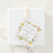 Étiquettes Cadeau Fleur sauvage Merci (En situation)
