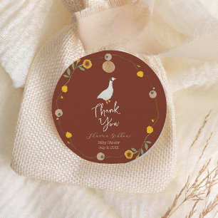 Étiquettes Cadeau Fleur sauvage Mère Goose Nursery Rhyme