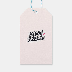 ÉTIQUETTES-CADEAU FLEURIR BRISÉ
