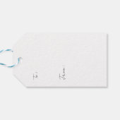 Étiquettes-cadeau Fleurs (Dos Horizontal)