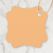 Étiquettes Cadeau Fleurs avec Feuille (Dos)