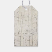 Étiquettes-cadeau Fleurs boisés animaux forêt fille anniversaire (Dos)