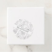 Étiquettes Cadeau Fleurs de Dandelion illustrées (En situation)