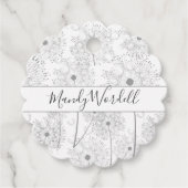 Étiquettes Cadeau Fleurs de Dandelion illustrées (Devant)