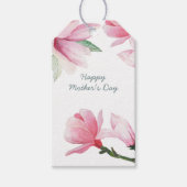 Étiquettes-cadeau Fleurs de Magnolia rose Occasion modifiable (Devant)
