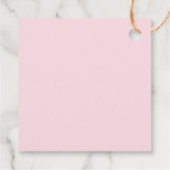 Étiquettes Cadeau Fleurs de pivoine en Merci (Dos)