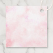 Étiquettes Cadeau Fleurs de printemps été | Baby Shower de mariage (Dos)