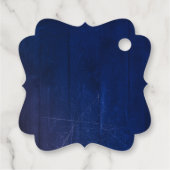 Étiquettes Cadeau Fleurs de soleil et marguerites Rustique Marine Bl (Dos)