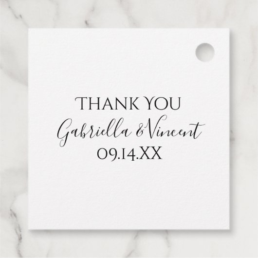 Étiquettes Cadeau Fleurs d'Hydrangée bleue en Mariage Jar (Dos)