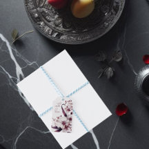 Fleurs d'orchidées blanches et magenta Monogramme