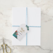 Étiquettes-cadeau Fleurs exotiques tropicales (Avec de laficelle)