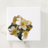 ÉTIQUETTES CADEAU FLEURS JAUNES (En situation)