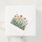 Étiquettes Cadeau Fleurs Mama (En situation)