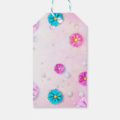 Étiquettes-cadeau Fleurs Motif 7 (Dos)