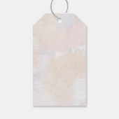 Étiquettes-cadeau Fleurs rose pastel Sweet 16 Merci (Dos)