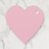 Étiquettes Cadeau Fleurs Roses de Style Vintage (Dos)