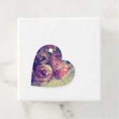 Étiquettes Cadeau Fleurs Roses de Style Vintage (En situation)