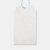 Étiquettes-cadeau Fleurs sauvages et succursales dans des tons délic (Dos)