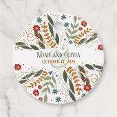 Étiquettes Cadeau Fleurs sauvages Whimsical Amusant Inspiritisme mod (Devant)