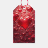 ÉTIQUETTES-CADEAU FLOATING HEARTS (Devant)