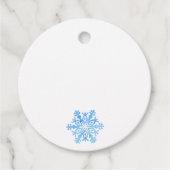 Étiquettes Cadeau flocon (Devant)