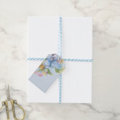 Étiquettes-cadeau Floral (Avec de laficelle)