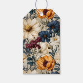 Étiquettes-cadeau Floral Fleur sauvage moderne (Devant)