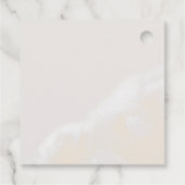 Étiquettes Cadeau Floral flush moderne | Merci aquarelle (Dos)