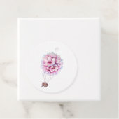 Étiquettes Cadeau Floral Magnolia (En situation)