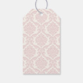 Étiquettes-cadeau Floral Rose Carriage Princess Baby shower Favorise (Dos)