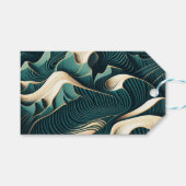 Étiquettes-cadeau Flowing harmony (Devant (Horizontal))