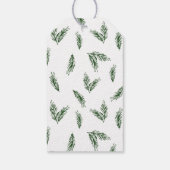 Étiquettes-cadeau Focus festive | Rouge | (Dos)