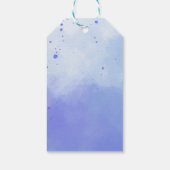 Étiquettes-cadeau Fond aquarelle (Dos)