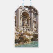 Étiquettes-cadeau Fontaine de Trevi Rome Photographie (Dos)