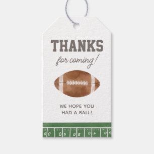 Étiquettes-cadeau Football Boy Anniversaire Fête Favoriser Tags