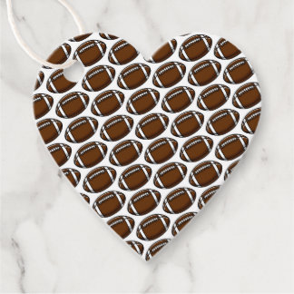 Étiquettes Cadeau Football Pattern Sports Team Game Fan Club Love