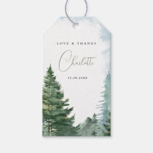 Étiquettes-cadeau Forêt d'aventure Oh Baby shower garçon