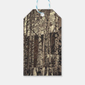 Étiquettes-cadeau Forêt de Birch Nature (Devant)