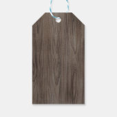 Étiquettes-cadeau Forêt de Chipmunk Baby shower d'anniversaire (Dos)